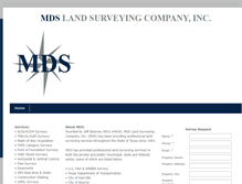 Tablet Screenshot of mds-surveying.com